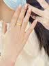 中国黄金（CHINA GOLD）黄金戒指男女对戒足金古法宽面戒指素圈生日七夕情人节礼物送女友 【宽版】足金戒指【9号】约1.3g 实拍图