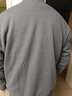 宾宇兄弟加绒卫衣男秋冬季圆领宽松休闲男士保暖上衣服重磅加厚男装打底 IM 铁灰色【加绒】 5XL 建议200-220斤 实拍图