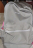 李宁双肩包女生书包男生户外旅行儿童初中高中大学生轻便休闲运动背包 25升奶灰色 实拍图