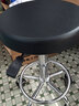 金扎特（ESD）J12防静电凳加厚圆凳升降旋转椅PU发泡实验椅车间流水线洁净室凳 J12电镀圈脚+滑轮（高50-70cm) 实拍图