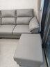 芝华仕（CHEERS）宜居布沙发现代简约科技布艺带妃位中大户型客厅家用芝华士6301 浅灰色生态云皮3.12m四人位+脚踏 年后发货（详询客服） 实拍图