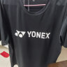 尤尼克斯YONEX羽毛球服男款短袖运动服透气比赛训练林丹同款115179 黑 XXO 实拍图
