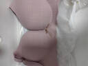 欧诗倩无痕内衣女小胸聚拢加厚美背胸罩收副乳调整型显大无钢圈文胸罩 豆沙色套装（配内裤） L 36/80(AB通杯厚约3CM) 实拍图