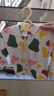 赢一贝（Yingyibei）婴儿春装女童衣服纯棉潮儿童上衣春款一岁男童童装小宝宝外套春秋 彩块 80cm 实拍图