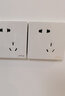 欧普照明（OPPLE）开关插座嵌入式暗装家用墙壁开孔插空调86型带开关白色面板 一开多控 实拍图