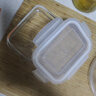 青苹果加厚耐热玻璃茶杯带盖茶饮杯盖杯带把杯子办公家用喝水杯泡茶杯 素雅直身泡茶杯4只 实拍图