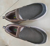 斯凯奇（Skechers）春夏男鞋休闲鞋百搭时尚帆布鞋舒适复古一脚蹬 橄榄绿-465 41 (260mm) 实拍图