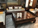 木恒盛红木家具印尼黑酸枝（学名：阔叶黄檀）至尊沙发实木沙发组合客厅家具 113组合7件套 实拍图