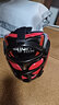 竞派全封闭拳击头盔成人儿童护脸面罩护头散打跆拳道护具头套搏击红L 实拍图