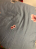 南极人（Nanjiren）被套纯棉被套单件150x200被罩单人加大斜纹小清新全棉被套单件 风的颜色 【100%纯棉面料】 180x220cm单件被套 实拍图
