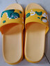 安尚芬踩屎感凉拖鞋女士室内外卡通可爱EVA舒适软底夏季防滑一字拖男款 黄色【卡通熊】 38-39 适合37-38 实拍图