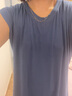 家乐芬睡衣女士夏季夏款莫代尔背心无袖家居服夏天薄款冰丝休闲可外穿女 A823932烟波蓝 L 码 （体重110-125斤) 实拍图