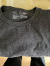 无印良品 MUJI 男式 印度棉天竺编织 圆领短袖T恤 ABA01A0S 炭灰色 XS 实拍图