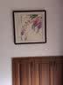 颜堂【手绘真迹】客厅装饰画三连花鸟挂画卧室床头水墨画餐厅装饰壁画 紫气东来-实木画框+有机玻璃 红木色圆角-65*65厘米 实拍图