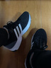 阿迪达斯（adidas）正品男鞋2025年秋季网面时尚休闲跑步鞋轻便透气减震耐磨运动鞋 FV8786/黑白/店长力荐 40 实拍图