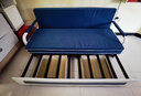 耀沉【24小时发货】折叠沙发床两用小户型客厅双人多功能沙发床可储物 蓝色绒布（大空间储物款） 宽1.8米长1.93米 6cm海绵2cm乳胶 实拍图