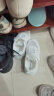 哈比熊童鞋夏季单网小白鞋儿童运动鞋透气男童鞋GU7577 白色29码 实拍图