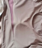 徽昂瑜伽服套装女拼色跑步健身衣运动套装春夏T恤含胸垫短袖长裤紫L 实拍图