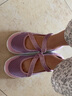 Skechers斯凯奇童鞋女童凉鞋玛丽珍鞋夏季透气低帮网面儿童公主鞋664101L 薰衣草色/LAV 33.5 实拍图