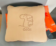 GiGi吉吉汽车抱枕被空调被靠背垫夏凉被办公室午休被靠枕靠垫折叠杏色 实拍图