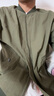 马登工装美式空中MA1飞行员夹克军事风短款外套复古棒球服男潮秋上衣 绿色MA1+米白长T M 实拍图