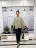 俞兆林（YUZHAOLIN）2026新款国风妈妈春装针织两件套中老年女装新中式奶奶秋冬装外套 B5979灰蓝色两件套 2XL 建议120-140斤 实拍图