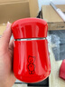希诺（heenoor）保温杯女士时尚可爱创意礼品杯迷你便携小巧学生杯儿童实用水杯子 中国红-220ml【304不锈钢内胆】 礼盒装 实拍图