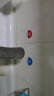 爱墨绘 亚克力冷热圆款标识酒店浴室标志自带背胶5对装35*35mm/对可定制 实拍图