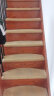 佰之力家用加厚纯色实木楼梯垫防滑踏步垫楼梯边沿保护垫可定制 纯米驼-弧形 65*24*3【免胶自吸】 晒单实拍图