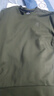 特步（XTEP）加绒卫衣长袖t恤男秋冬季男士休闲运动服上衣针织套头卫衣外套男 棕绿 L /175 实拍图