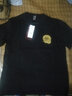 简拓 2022夏季新品薄款中国风刺绣仙鹤纯棉短袖T恤 学生情侣装体恤男大码半袖衫 2812黑色 XL码(140-160斤) 实拍图
