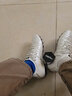 卡尔美（KELME）小牛皮MG足球鞋男透气短钉系带学生比赛圆钉球鞋成人 白色 41 实拍图