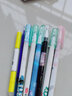 可擦笔女小学生3-5年级热摩可擦笔0.5 磨魔易擦笔魔力擦水笔可爱卡通男可擦中性学生文具用品争创 10支 女生款『晶蓝』+5支笔芯（+2支橡皮棒) 实拍图