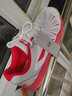 李宁乒乓球鞋男女款专业乒乓球运动鞋牛筋色底 旋风白红 44 实拍图