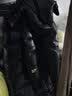 高梵黑金鹅绒服先锋3.0八格男女同款羽绒服长款冬季厚外套 黑色 XXS 实拍图