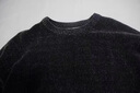 鑫罗圣保男士半高领毛衣保暖长袖加绒加厚一体绒雪尼尔针织衫潮男装衣服 雪尼尔毛衣-黑色 XL 175  建议130-150斤【115】 实拍图