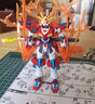 万代（BANDAI）高达拼插拼装模型玩具 HG HGBF 1/144 TRY创战者敢达 043 神木燃焰 5057721 实拍图