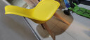 潇崇椅子靠背椅现代简约餐椅家用化妆椅休闲办公椅吧台软包伊姆斯椅子 黄色软包【实木腿】 实拍图
