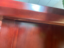黎富办公家具老板桌办公桌大班台主管桌总裁桌现代简约中式实木贴面油漆经理桌老板 2.4米老板桌含侧柜+老板椅+六门书柜 实拍图