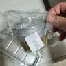 烤榴莲芝士玉米焗红薯锡纸盒空气炸锅烘焙商专用金色长方形铝箔盒 长方形锡纸盒-10个随机款 实拍图