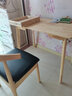 巧手七（QIAOSHOUQI）实木书桌 学习桌简易写字台中学生书桌椅北欧桌子现代简约电脑桌 原木色 + 椅子 100cm*55cm*75cm（长宽高） 实拍图