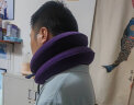 鱼跃（yuwell）家用颈椎牵引器B型 家用充气颈椎托舒适护颈贴合颈部男女（两层经济型紫色） 实拍图