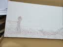 大画王 王子和狐狸麦田周边动漫风景卡通填色手绘装饰画电影diy数字油画 小王子 6528 30*50厘米+内框+颜料+画笔 实拍图