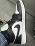 耐克NIKE休闲鞋男女熊猫AJ 1乔丹JORDAN运动鞋板鞋DC0774-101黑白40.5 实拍图