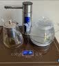 笛浪实木茶吧机家用全自动立式下置式水桶木制柜式饮水机柜美式新中式茶水柜全自动水龙头餐边柜 笛浪9907#深胡桃色 制热型 全自动带遥控 冰温热 实拍图