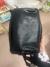 ANDSEEYOU品牌 真皮单肩斜挎包 牛皮休闲跨肩包 迷你男士小背包 商务手拿包 黑色 实拍图