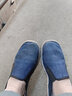 颐福元老北京男千层底中老年防滑老人鞋吸汗透气传统布鞋开车工作散步鞋 牛筋底牛仔蓝色（运动鞋码） 39 实拍图