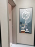 恋之屋玄关装饰画入户玄关挂画高级感现代简约竖版走廊过道壁画 福禄祥鱼A 60*120/晶瓷画 实拍图