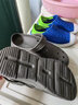 斯凯奇（Skechers）【父亲节礼物】男鞋夏季洞洞鞋踩屎感休闲鞋简约时尚百搭减震凉鞋 卡其色/KHK 41 实拍图