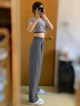 FitonTon灰色西装阔腿裤女秋冬款潮流气质高级感休闲裤垂感宽松西裤M 实拍图